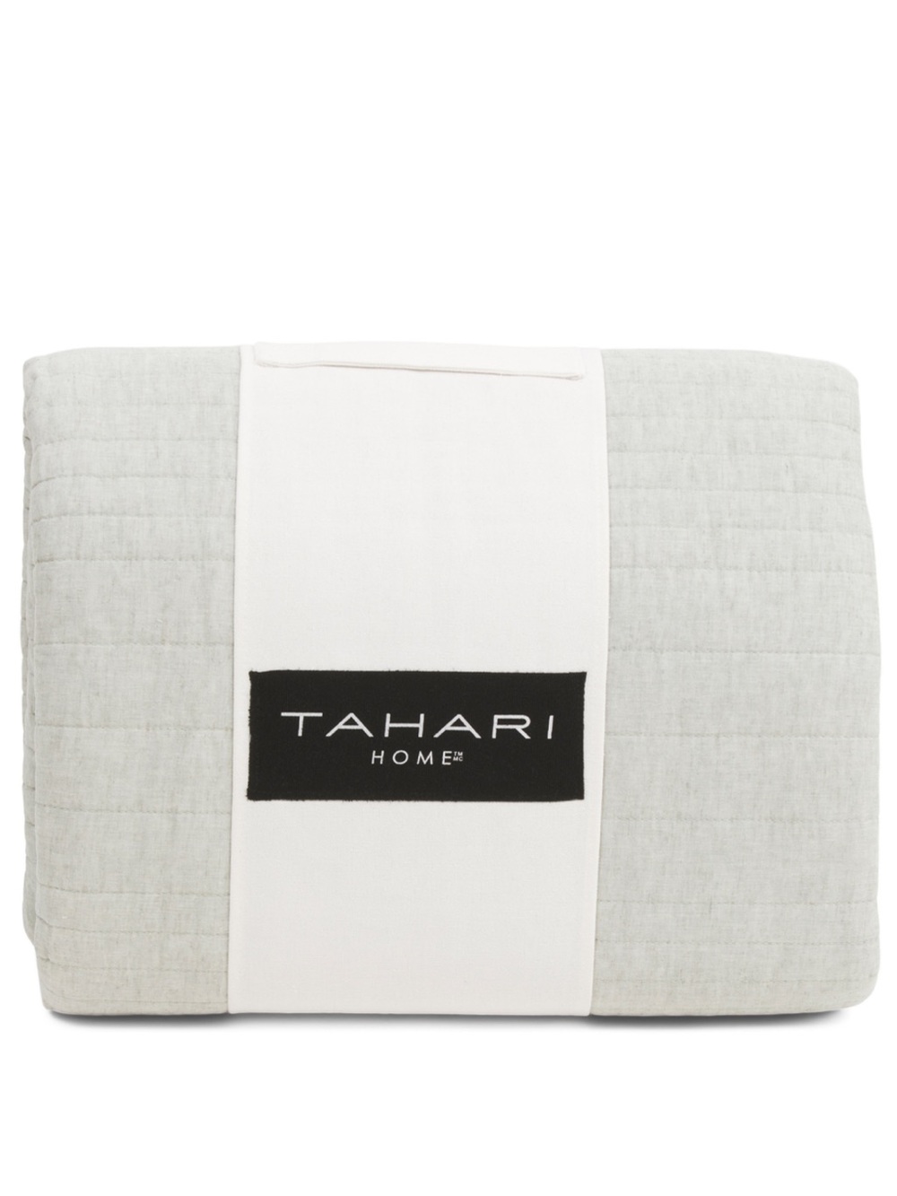 TAHARI‎ HOME linen and cotton blend warm quilt